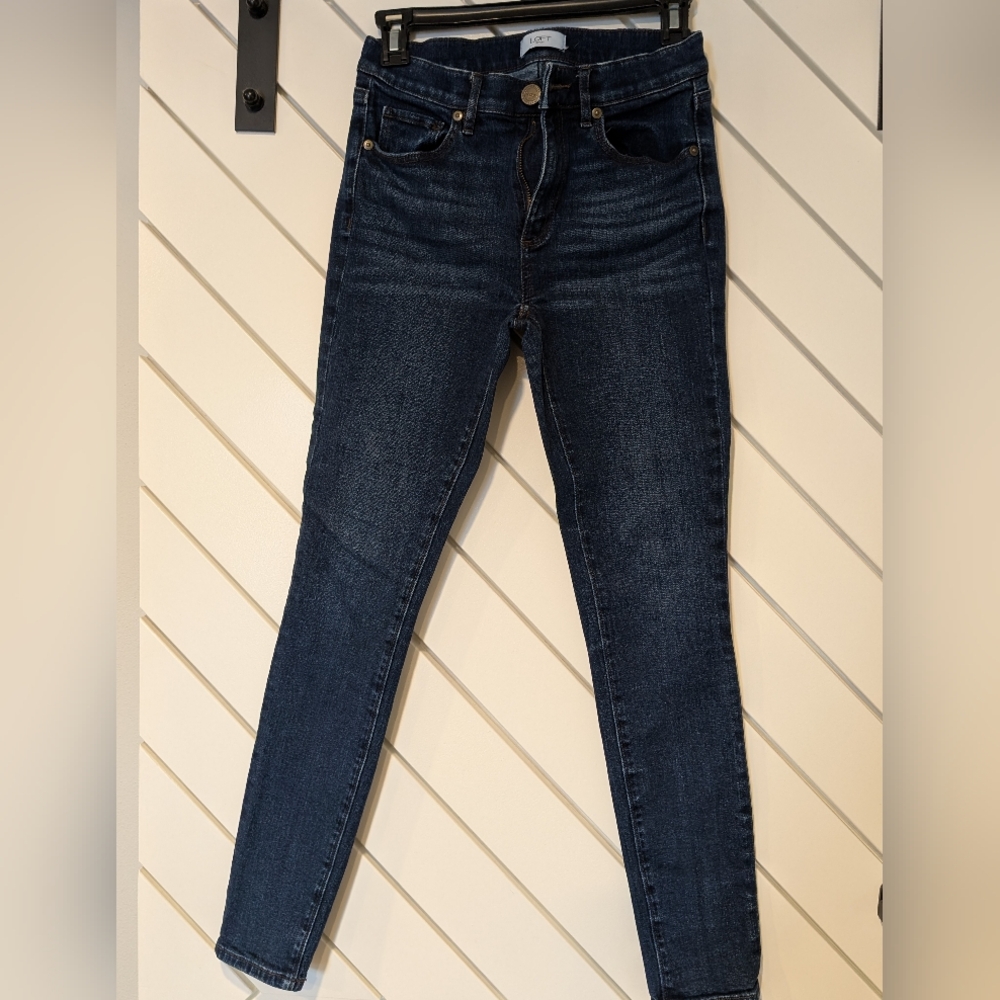 LOFT Denim Skinny Jeans Size O